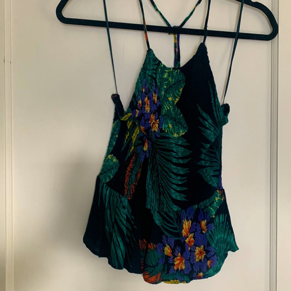 Small Patrons of Peace tropical halter tank